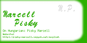 marcell pisky business card